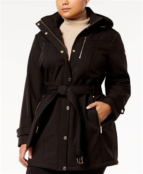 michael kors plus size coats|macy's michael kors coat.